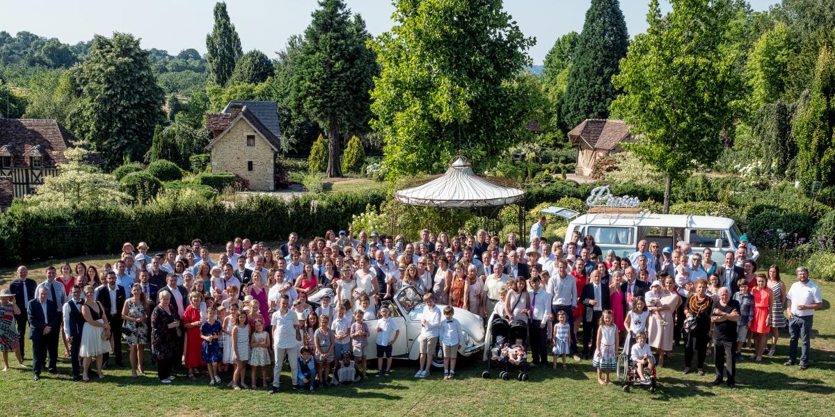 Mariage d'Aurélie et Pierre dans les Jardins de Cambremer