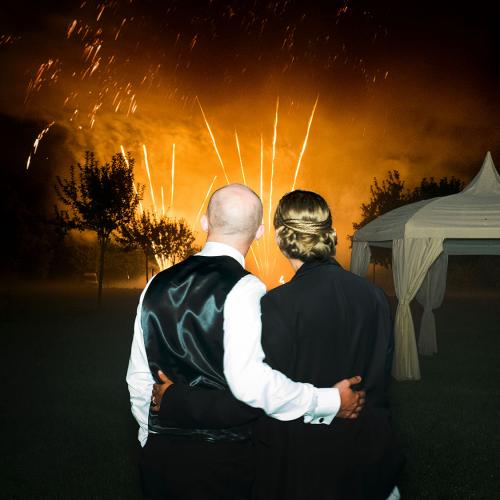 Photo de feu d'artifice aux Champs Delaunay