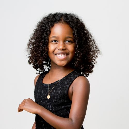 Portrait d'enfant en studio à Caen