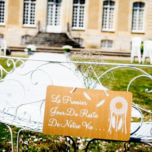 Photo extérieur d'un mariage en Normandie