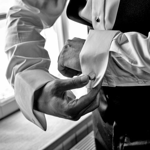 Photo du marié lors d'un mariage dans le Calvados