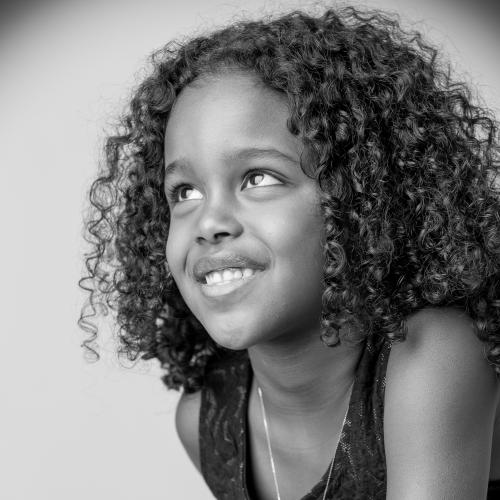 Portrait d'enfant en studio à Mezidon Canon