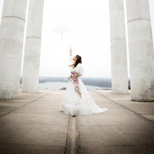 Photo de mariage portrait de la mariée à Berlin