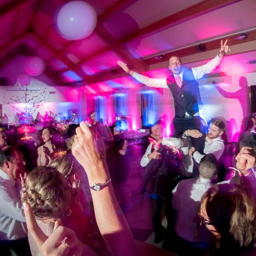 Photo de soirée de mariage à Chantilly