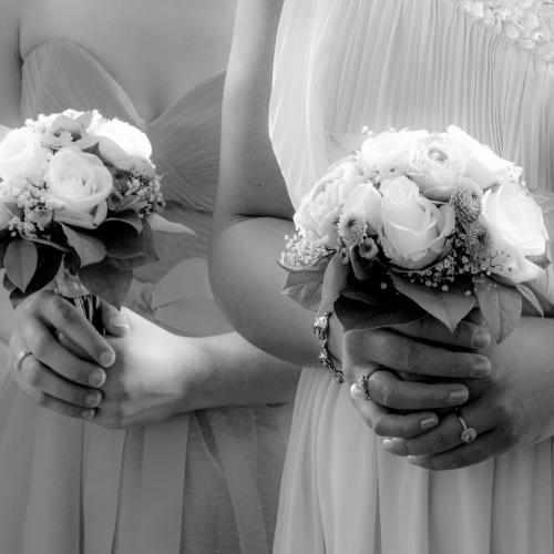 Photos des bouquets des demoiselles d'honneur